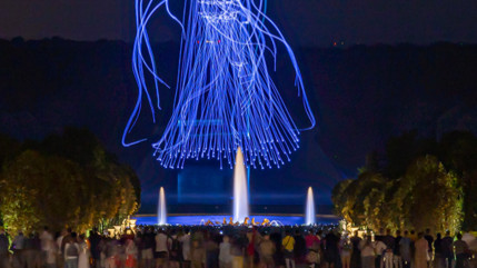 Le « Feu Ô Lac » sur la Rade à Genève lors de l'Ascension Le « Feu Ô Lac » sur la Rade à Genève lors de l'Ascension