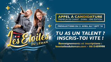 Les inscriptions sont ouvertes pour le tremplin de chant "Les &eacute;toiles du L&eacute;man" (interview)
